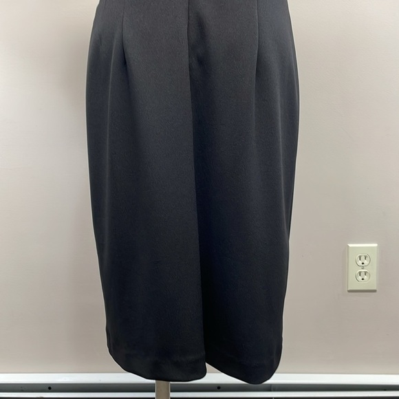 NWT Hope & Harlow Black Sheath Dress Shoulder Criss Cross Strappy Detail 12 - Picture 7 of 16